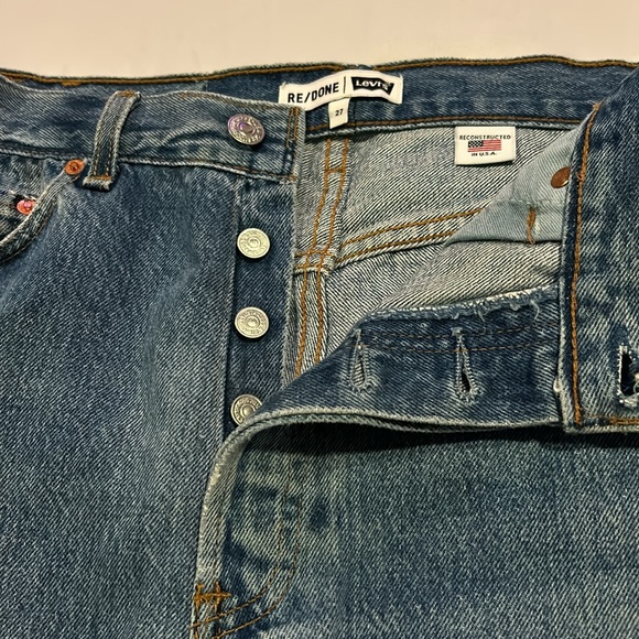 Re /Done Jean denim shorts - Picture 6 of 7